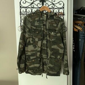Army Print Jacket